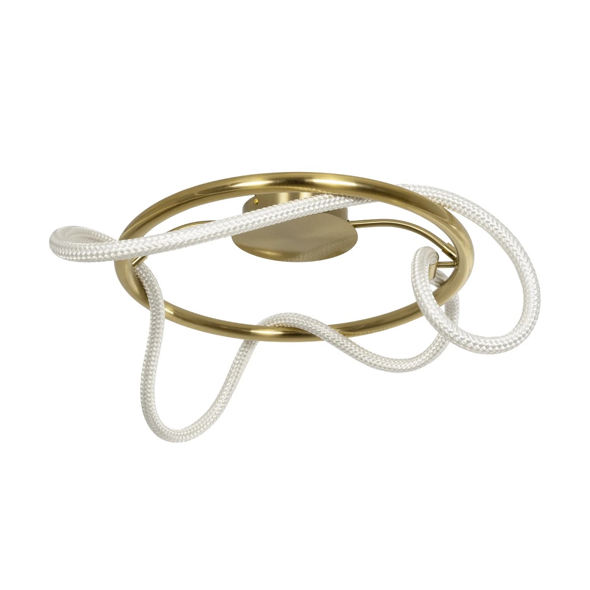 kelvo® GLOW KLV-101-0149 Φωτιστικό Οροφής LED 34W 3400lm 360° AC 220-240V IP20 Ρυθμιζόμενο Λευκό CCT με Χειριστήριο από 2700K έως 6000K Dimmable - Lumileds SMD Chip - Χρυσό Πλατίνα - Μ60 x Π60 x Υ30cm - 3 Χρόνια Εγγύηση - Image 5