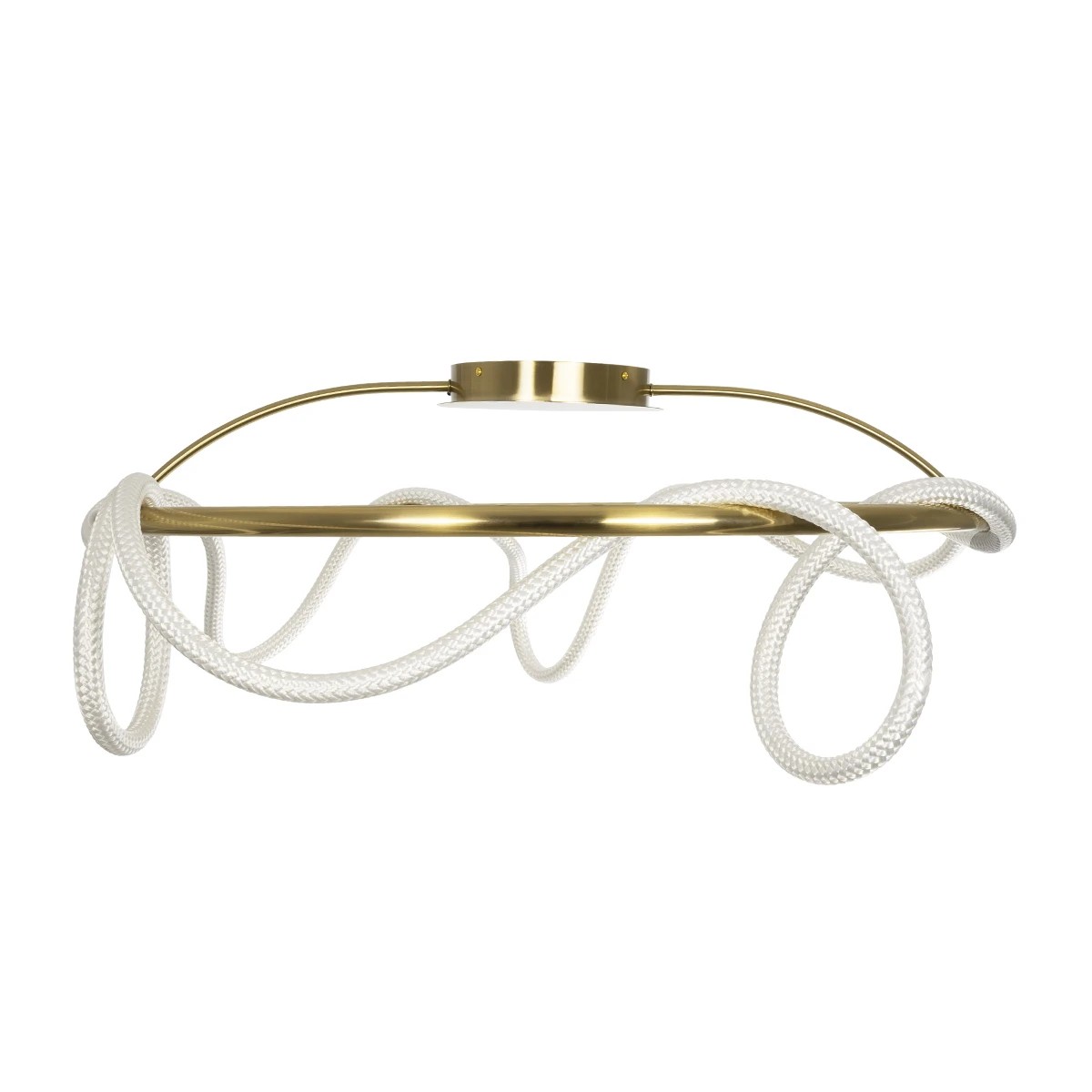 kelvo® GLOW KLV-101-0150 Φωτιστικό Οροφής LED 65W 6500lm 360° AC 220-240V IP20 Ρυθμιζόμενο Λευκό CCT με Χειριστήριο από 2700K έως 6000K Dimmable - Lumileds SMD Chip - Χρυσό Πλατίνα - Μ100 x Π100 x Υ30cm - 3 Χρόνια Εγγύηση - Image 4