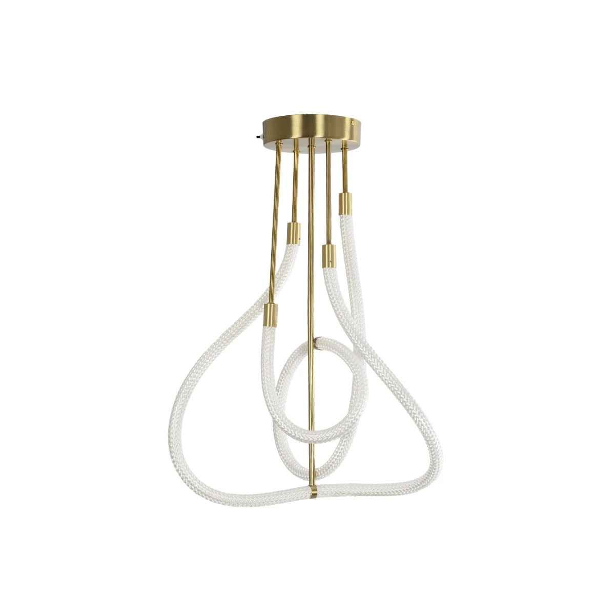 kelvo® GLOW KLV-101-0152 Φωτιστικό Οροφής LED 40W 4000lm 360° AC 220-240V IP20 Ρυθμιζόμενο Λευκό CCT με Χειριστήριο από 2700K έως 6000K Dimmable - Lumileds SMD Chip - Χρυσό Πλατίνα - Μ50 x Π50 x Υ70cm - 3 Χρόνια Εγγύηση - Image 4