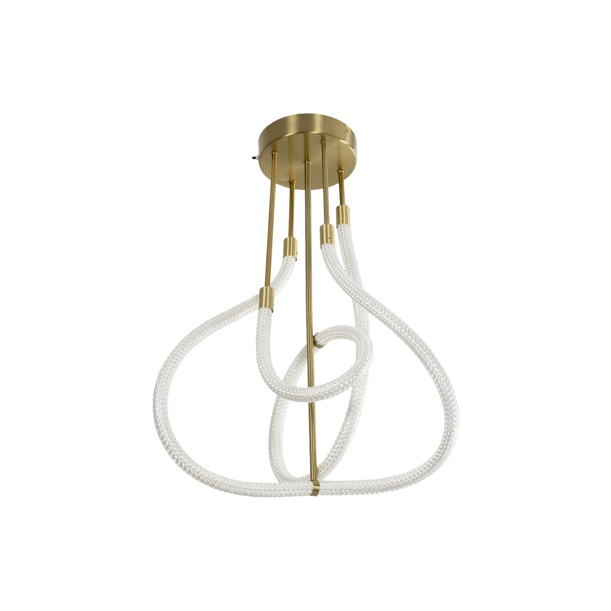 kelvo® GLOW KLV-101-0152 Φωτιστικό Οροφής LED 40W 4000lm 360° AC 220-240V IP20 Ρυθμιζόμενο Λευκό CCT με Χειριστήριο από 2700K έως 6000K Dimmable - Lumileds SMD Chip - Χρυσό Πλατίνα - Μ50 x Π50 x Υ70cm - 3 Χρόνια Εγγύηση - Image 5