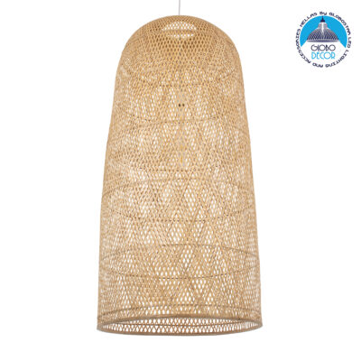 LEDTM® CALERO 00670 Boho Κρεμαστό Φωτιστικό Οροφής με Ντουί 1 x E27 AC 220-240V IP20 - Μπεζ - Μ60 x Π60 x Y120cm