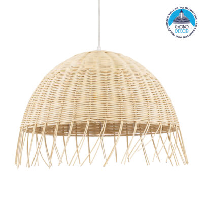 LEDTM® JAKARTA 00712 Boho Κρεμαστό Φωτιστικό Οροφής με Ντουί 1 x E27 AC 220-240V IP20 - Μπεζ - Μ50 x Π50 x Υ36cm
