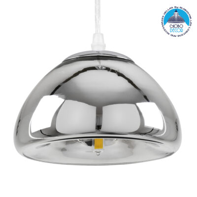 LEDTM® CRISTIN 00756 Μοντέρνο Κρεμαστό Φωτιστικό Οροφής με Ντουί 1 x G4 AC 220-240V IP20 - Ασημί - Μ18 x Π18 x Υ13cm