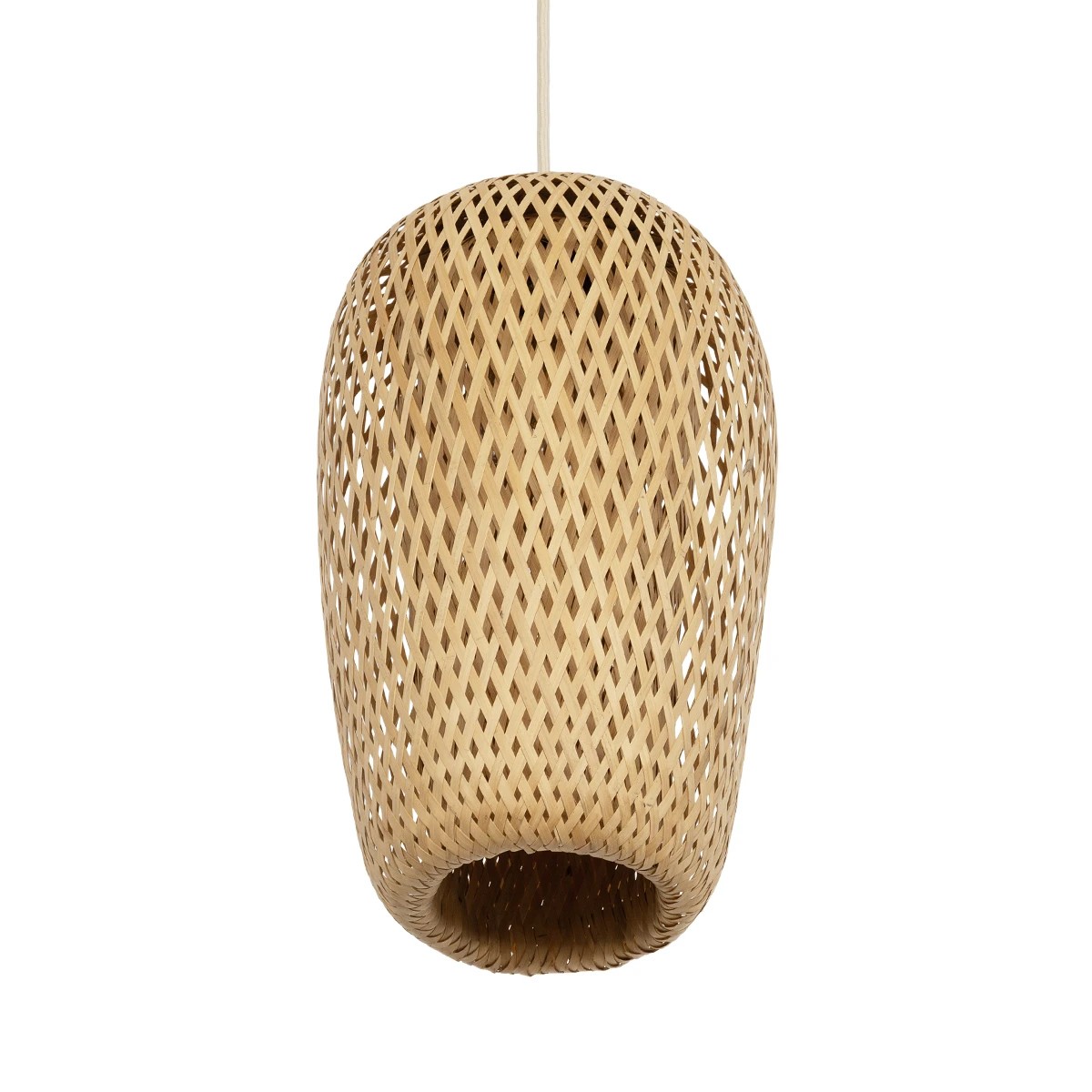 LEDTM® SAN TROPEZ 00764 Boho Κρεμαστό Φωτιστικό Οροφής με Ντουί 1 x E27 AC 220-240V IP20 - Μπεζ - Μ23 x Π23 x Υ42cm - Image 5