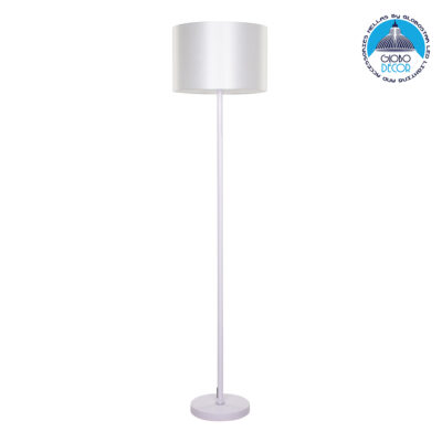 LEDTM® ASHLEY 00823 Μοντέρνο Επιδαπέδιο Φωτιστικό με Ντουί 1 x E27 AC 220-240V IP20 - Λευκό - Μ35 x Π35 x Υ145cm