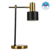 LEDTM® LETO 00835 Μοντέρνο Επιτραπέζιο Φωτιστικό Πορτατίφ με Ντουί 1 x E27 AC 220-240V IP20 - Μαύρο & Χρυσό - Μ18 x Π18 x Υ50.5cm
