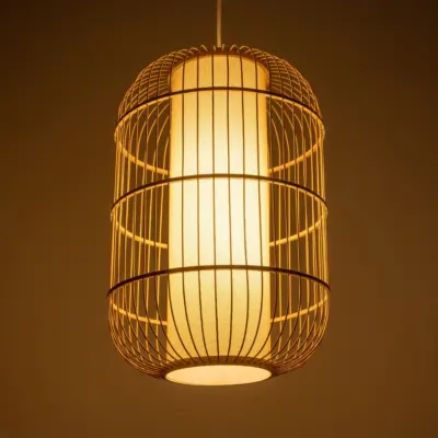 Alternative view of LEDTM® HIBISCUS 00891 Boho Κρεμαστό Φωτιστικό Οροφής με Ντουί 1 x E27 AC 220-240V IP20 - Μπεζ - Μ40 x Π40 x Υ60cm