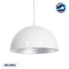 LEDTM® CHIME 01030 Μοντέρνο Κρεμαστό Φωτιστικό Οροφής με Ντουί 1 x E27 AC 220-240V IP20 - Λευκό - Μ30 x Π30 x Υ16cm