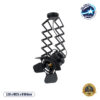 LEDTM® BROADWAY 01140 Vintage Φωτιστικό Οροφής με Ντουί 1 x E27 AC 220-240V IP20 - Μαύρο - Μ28 x Π25 x Υ100cm