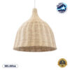 LEDTM® BAHAMAS 01203 Boho Κρεμαστό Φωτιστικό Οροφής με Ντουί 1 x E27 AC 220-240V IP20 - Μπεζ - Μ45 x Π45 x Υ45cm