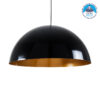 LEDTM® LUNE 01342 Μοντέρνο Κρεμαστό Φωτιστικό Οροφής με Ντουί 1 x E27 AC 220-240V IP20 - Μαύρο & Χρυσό - Μ60 x Π60 x Υ30cm