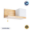 LEDTM® AMITY 01366 Μοντέρνο Φωτιστικό Τοίχου - Απλίκα με Ντουί 1 x E27 AC 220-240V IP20 - Μπεζ & Λευκό - Μ30 x Π14.5 x Υ15cm