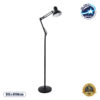 LEDTM® AUDREY 01468 Vintage Επιδαπέδιο Φωτιστικό με Ντουί 1 x E27 AC 220-240V IP20 - Μαύρο - Μ15 x Π15 x Υ190cm