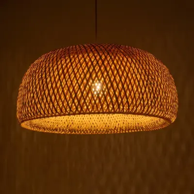 Alternative view of LEDTM® SAN TROPEZ 01627 Boho Κρεμαστό Φωτιστικό Οροφής με Ντουί 1 x E27 AC 220-240V IP20 - Μπεζ - Μ60 x Π60 x Υ29cm