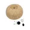 LEDTM® SAN TROPEZ 01627 Boho Κρεμαστό Φωτιστικό Οροφής με Ντουί 1 x E27 AC 220-240V IP20 - Μπεζ - Μ60 x Π60 x Υ29cm - Image 9