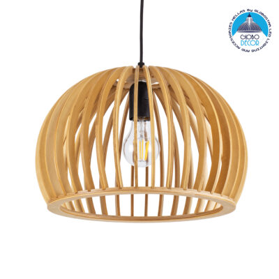 LEDTM® SCANDINAVIA 01698 Boho Κρεμαστό Φωτιστικό Οροφής με Ντουί 1 x E27 AC 220-240V IP20 - Μπεζ - Μ33 x Π33 x Υ20cm