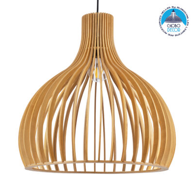 LEDTM® SCANDINAVIA 01701 Boho Κρεμαστό Φωτιστικό Οροφής με Ντουί 1 x E27 AC 220-240V IP20 - Μπεζ - Μ45 x Π45 x Υ45cm