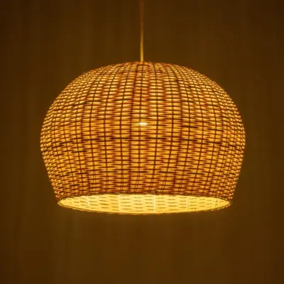 Alternative view of LEDTM® BERMUDA 01709 Boho Κρεμαστό Φωτιστικό Οροφής με Ντουί 1 x E27 AC 220-240V IP20 - Μπεζ - Μ50 x Π50 x Y34cm