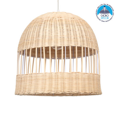 LEDTM® LUCIA 01725 Boho Κρεμαστό Φωτιστικό Οροφής με Ντουί 1 x E27 AC 220-240V IP20 - Μπεζ - Μ40 x Π40 x Y34cm