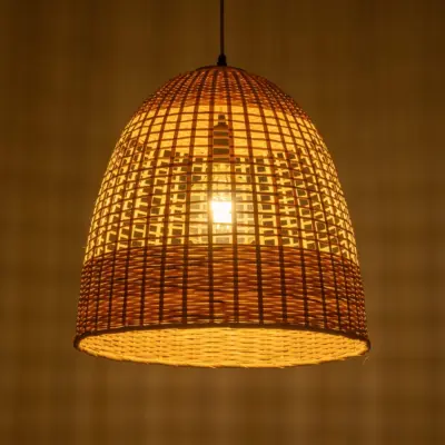 Alternative view of LEDTM® BORA-BORA 01735 Boho Κρεμαστό Φωτιστικό Οροφής με Ντουί 1 x E27 AC 220-240V IP20 - Μπεζ - Μ42 x Π42 x Υ44cm