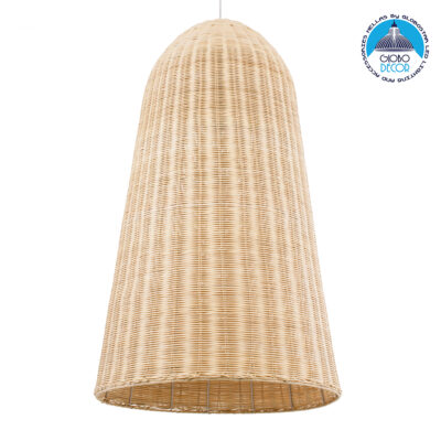 LEDTM® FAROL 01746 Boho Κρεμαστό Φωτιστικό Οροφής με Ντουί 1 x E27 AC 220-240V IP20 - Μπεζ - Μ60 x Π60 x Y100cm