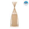 LEDTM® AZORES 01753 Boho Επιδαπέδιο Φωτιστικό με Ντουί 1 x E27 AC 220-240V IP20 - Μπεζ - Μ30 x Π30 x Υ90cm