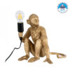 LEDTM® APES 01809 Μοντέρνο Επιτραπέζιο Φωτιστικό Πορτατίφ με Ντουί 1 x E27 AC 220-240V IP20 - Χρυσό - Μ30 x Π27 x Υ30cm