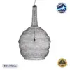 LEDTM® KENTUCKY 01887 Vintage Κρεμαστό Φωτιστικό Οροφής με Ντουί 1 x E27 AC 220-240V IP20 - Καφέ - Μ90 x Π90 x Υ150cm