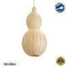 LEDTM® KINGSTOWN 02168 Boho Κρεμαστό Φωτιστικό Οροφής με Ντουί 1 x E27 AC 220-240V IP20 - Μπεζ - Μ30 x Π30 x Υ60cm
