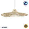 LEDTM® PALERMO 02311 Boho Κρεμαστό Φωτιστικό Οροφής με Ντουί 1 x E27 AC 220-240V IP20 - Μπεζ - Μ160 x Π160 x Υ45cm