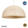LEDTM® MONTANA 02380 Boho Κρεμαστό Φωτιστικό Οροφής με Ντουί 1 x E27 AC 220-240V IP20 - Μπεζ - Μ120 x Π120 x Υ60cm