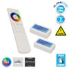 Ασύρματος LED RGB Controller με Χειριστήριο Αφής 2.4G RF για Δυο Group 12v (288w) - 24v (576w) DC LEDTM 04142