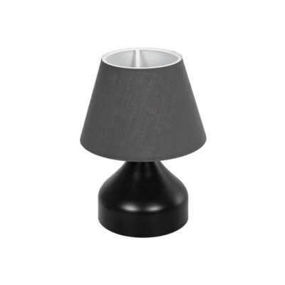 Alternative view of LEDTM® MICKEY 204-0059 Μοντέρνο Επιτραπέζιο Φωτιστικό Πορτατίφ με Ντουί 1 x E27 AC 220-240V IP20 - Μαύρο - Μ22 x Π22 x Υ30cm