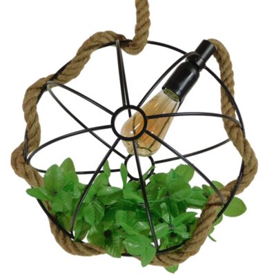 LEDTM® BRADLEY 10001328 Vintage Κρεμαστό Φωτιστικό Οροφής με Ντουί 1 x E27 AC 220-240V IP20 - Πολύχρωμο - Μ33 x Π33 x Υ33cm