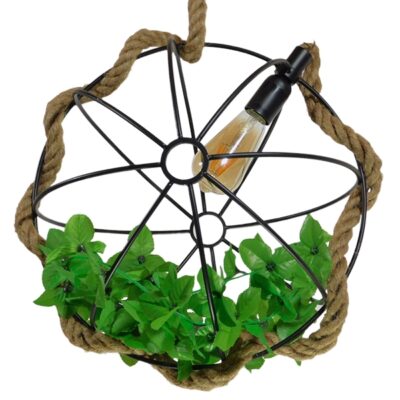 LEDTM® BRADLEY 10001329 Vintage Κρεμαστό Φωτιστικό Οροφής με Ντουί 1 x E27 AC 220-240V IP20 - Πολύχρωμο - Μ42 x Π42 x Υ42cm