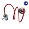 LEDTM® SUSPENS 115104 Vintage Κρεμαστό Φωτιστικό Οροφής με Ντουί 1 x E27 AC 220-240V IP20 - Ασημί & Κόκκινο - Μ6.7 x Π6.7 x Y94.3cm