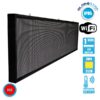 LEDTM® DISPLAY 90291 Κυλιόμενη Ψηφιακή Επιγραφή P10 Μονής Όψης LED AC 220-240V Αδιάβροχο IP65 Κόκκινο - WiFi Control μέσω FK APP - Αισθητήρας Θερμοκρασίας & Υγρασίας - Μ264 x Π9 x Υ72cm - 2 Χρόνια Εγγύηση