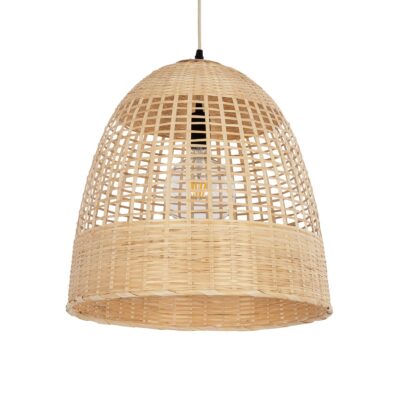 LEDTM® BORA-BORA 01735 Boho Κρεμαστό Φωτιστικό Οροφής με Ντουί 1 x E27 AC 220-240V IP20 - Μπεζ - Μ42 x Π42 x Υ44cm