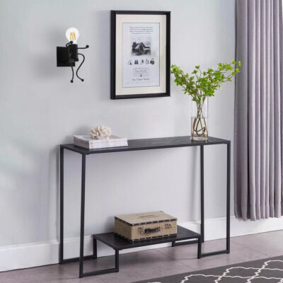 LEDTM® FIGURE 10001388 Μοντέρνο Φωτιστικό Τοίχου - Απλίκα με Ντουί 1 x E27 AC 220-240V IP20 - Μαύρο - Μ12 x Π19 x Υ17cm