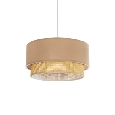 Alternative view of LEDTM® BIGGIE 204-0096 Μοντέρνο Κρεμαστό Φωτιστικό Οροφής με Ντουί 1 x E27 AC 220-240V IP20 - Μπεζ - Μ30 x Π30 x Υ17cm