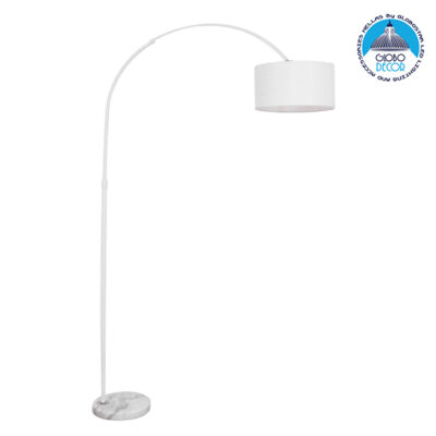 LEDTM® IMPERIAL 01588 Μοντέρνο Επιδαπέδιο Φωτιστικό με Ντουί 1 x E27 AC 220-240V IP20 - Λευκό - Μ38 x Π38 x Υ172cm