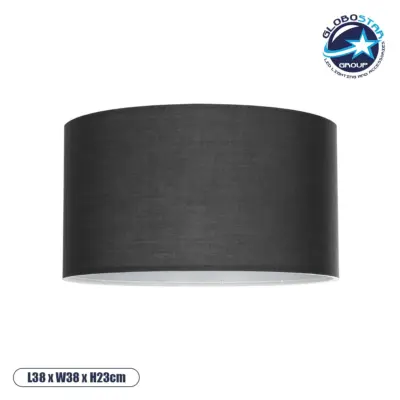 LEDTM® CILIO 203-0158 Μοντέρνο Φωτιστικό Οροφής με Ντουί 1 x E27 AC 220-240V IP20 - Γκρι - Μ38 x Π38 x Υ23cm