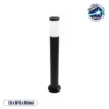 LEDTM® GARDENIO 203-0250 Μοντέρνο Επιδαπέδιο Φωτιστικό Κολωνάκι Κήπου Μονόφωτο 1 x E27 IP44 Μαύρο Πλαστικό - Μ15 x Π15 x Υ85cm