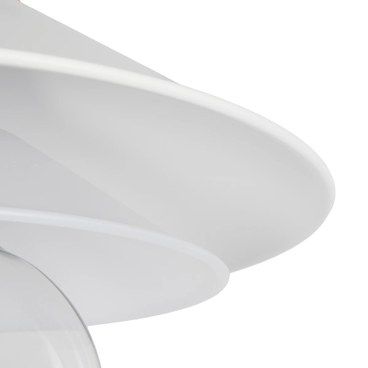 LEDTM® FERRO 203-0268 Μοντέρνο Κρεμαστό Φωτιστικό Οροφής με Ντουί 1 x E27 AC 220-240V IP20 - Λευκό & Χρυσό - Μ30 x Π30 x Υ19cm - Image 8
