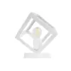 LEDTM® DISE 203-0273 Μοντέρνο Επιτραπέζιο Φωτιστικό Πορτατίφ με Ντουί 1 x E27 AC 220-240V IP20 - Λευκό - Μ28 x Π28 x Υ29cm - Image 3