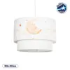 LEDTM® MOON 204-0011 Παιδικό Κρεμαστό Φωτιστικό Οροφής με Ντουί 1 x E27 AC 220-240V IP20 - Πολύχρωμο - Μ30 x Π30 x Υ24cm