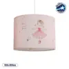 LEDTM® BALLERINA 204-0015 Παιδικό Κρεμαστό Φωτιστικό Οροφής με Ντουί 1 x E27 AC 220-240V IP20 - Ροζ - Μ28 x Π28 x Υ24cm