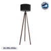 LEDTM® SAGA 204-0038 Μοντέρνο Επιδαπέδιο Φωτιστικό με Ντουί 1 x E27 AC 220-240V IP20 - Καφέ & Μαύρο - Μ38 x Π38 x Υ140cm