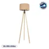 LEDTM® SAGA 204-0043 Μοντέρνο Επιδαπέδιο Φωτιστικό με Ντουί 1 x E27 AC 220-240V IP20 - Μπεζ - Μ38 x Π38 x Υ140cm