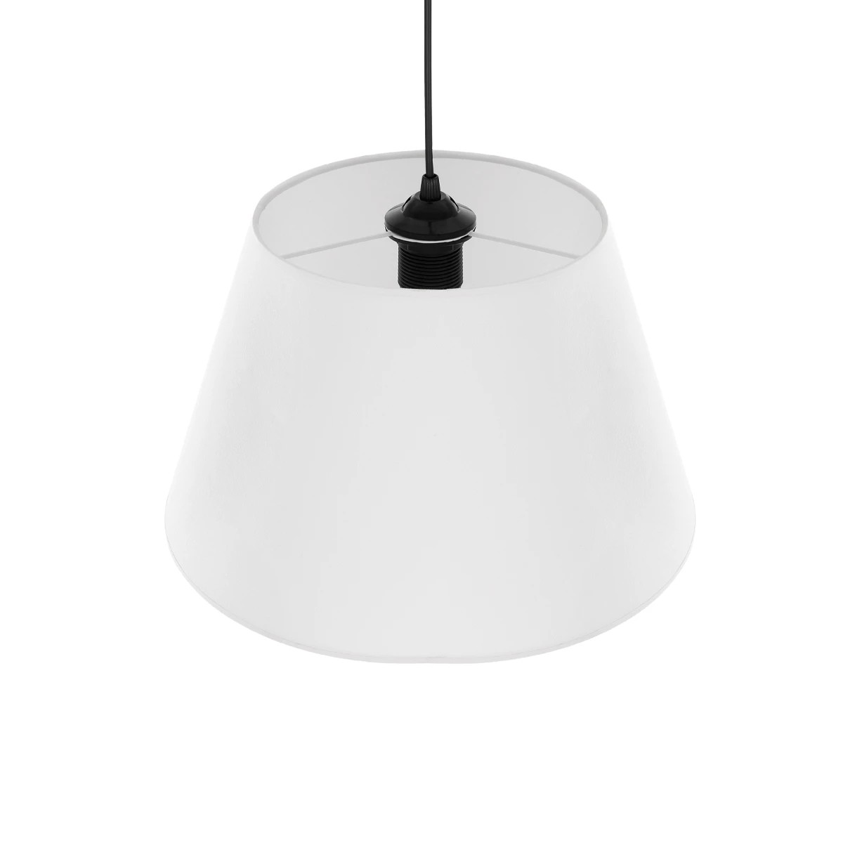LEDTM® TRIANGLE 204-0089 Μοντέρνο Κρεμαστό Φωτιστικό Οροφής με Ντουί 1 x E27 AC 220-240V IP20 - Λευκό - Μ35 x Π35 x Υ24cm - Image 7